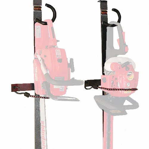 RA-3 – RACK'EM MFG Tool Organizer, Bolt-On Mount To Closed Trailer Holds 1 Chainsaw Or Similar Tool With A Loop Style...